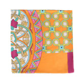 Twill Satin"First Love"Print Large Scarf For Women_Cwasc0667