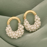 SWEET AND ELEGANT HAND WOVEN CRYSTAL EARRINGS_CWAJE4003