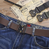 MENS OUTDOOR YOUTH MILITARY TRAINING CANVAS BELT_CWABE0602