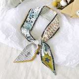 MYSTIC TAROT PATTERN LONG RIBBON NECK HAIR TIE_CWASC0745