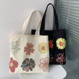 SPRING AND SUMMER CASUAL LITERARY CANVAS BAG_CWAB2143
