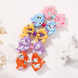 HALLOWEEN KIDS BOW HAIR CLIP CARTOON PARTY_CWAHA6688