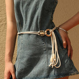 BRAIDED DOUBLE LAYER WAIST BELT FOR DRESSES_CWMM6412