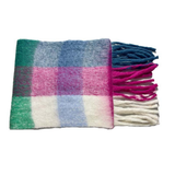 COLORFUL TARTAN SCARF COZY THICK WINTER WRAP_CWASC2693