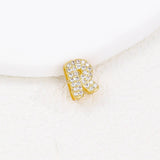 Tiny Zirconia Pendant 26 Letters Necklace_Cwmm5863