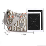 SIMPLE AND ELEGANT NYLON CROSSBODY SHOULDER BAG_CWASC1748