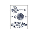 GARDENIA BLUE JUICE TATTOO STICKERS WATERPROOF_CWMM8359