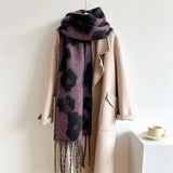 PRINT WINTER SCARF WARM THICK UNISEX SHAWL WRAP_CWASC0972