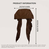 MULTICOLOR FASHION CURVED RIBBON TURBAN HAT_CWASC2430