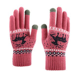 CUTE ELK FASHION KNITTED WARM TOUCH SCREEN GLOVES_CWAG0227