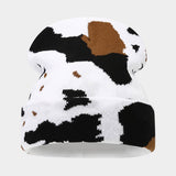 KOREAN STYLE EMBROIDERED LETTER KNITTED HAT_CWAH2119