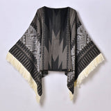 OUTDOOR WARM TASSEL JACQUARD SHAWL_CWASC0961