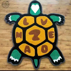 CUTE TURTLE RUG FUN PET INSPIRED ROOM DECOR MAT_CWMM7388