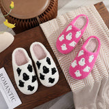 HALLOWEEN INDOOR SLIPPERS FUZZY GHOST COUPLE SHOES_CWSHF0021