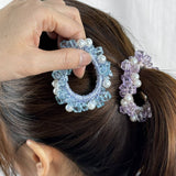 ELEGANT PEARL CRYSTAL HAIR TIE NEW SIMPLE STYLE_CWAHA6780