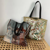 Tote Bags Canvas With Vintage Prints_Cwab2063
