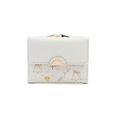 Spring Print 3-Fold Coin Clip Mini Wallet_Cwab06262
