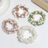 SIMPLE IMITATION PEARL CRYSTAL HAIR ROPE_CWAHA2202
