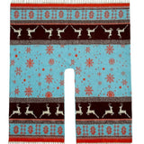 Double-Sided Thickshawl Xmas Reindeer Snowflake_Cwocasl00070