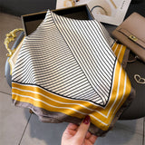 Printed Satin Square ScarfTHICK & Casual Wrap_Cwasc1432