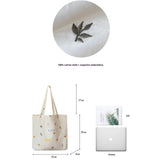 Casual Large Cotton Tote Bag, Artistic Design_Cwab5633