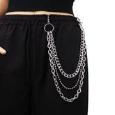 MINIMALIST RETRO HIP HOP PANTS CHAIN_CWMM0671
