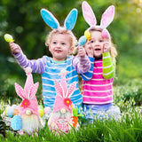 EASTER BUNNY PLUSH DOLL PINK DOLL ORNAMENTS_CWMM3472