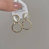 EXQUISITE ROUND EARRINGS_CWAJE1351