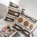 MULTI FLEECE PATTERNED COZY PILLOW COVER_CWMM0034