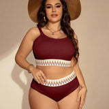 PLUS SIZE BIKINI SWIMSUIT_CWMW0224