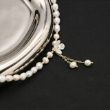 ALL MATCH NATURAL FRESHWATER PEARL NECKLACE_CWAJE3849