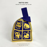 Cartoon Animal Series Knitted Handbag_Cwab2372