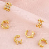 THREE LAYER EAR BONES WITHOUT EAR HOLES_CWAJE1008