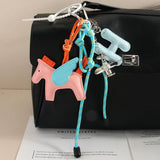 LEATHER PEGASUS PLANE LETTER BAG CHARM_CWMM7566