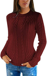 Turtleneck Stylish Solid Color Floral Sweater