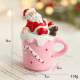 CARTOON RESIN SANTA MUG CHRISTMAS TABLE DECOR_CWMM9755