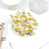 SWEET PINEAPPLE PRINT ELASTIC HAIR TIE_CWAHA1016