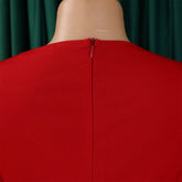 LONG SLEEVED FASHIONABLE AND ELEGANT TUNIC DRESS_CWDMD3666