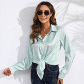 Womens Satin Fancy Shirt