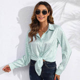 Womens Satin Fancy Shirt