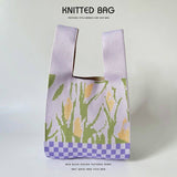 Flower Series Versatile Knitted Bag
