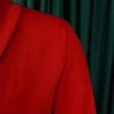 V-Neck Elegant Trumpet Sleeve Slit Hip Dress_Cwdmd3706