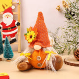 THANKSGIVING DECORATIONS DWARF FIGURINE ORNAMENTS_CWMM2849