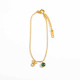 12 ZODIAC SIGNS ZIRCON HOROSCOPE RUNE BRACELET_CWAJE1611