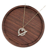 2024 SPRING AND SUMMER RING ZIRCON SHELL NECKLACE_CWAJE1259