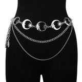 METAL SUNFLOWER WAIST CHAIN BODY CHAIN_CWMM0650