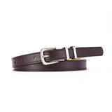 SIMPLE NEW MULTI COLOR SILVER BUCKLE BELT_CWABE0586