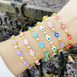 FASHION BOHEMIAN COLORFUL OIL DROPPING BRACELET_CWAJE0890