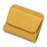 FASHIONABLE SHORT GENUINE MINI LEATHER WALLET_CWAB3775