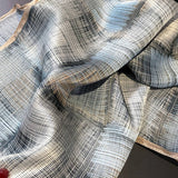 CHIC STRIPED SILK SCARF WOMEN S SQUARE SHAWL_CWASC0604
